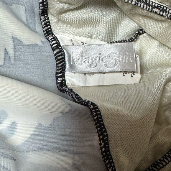 Magic Suit‎ Floral Ruffle Tankini Tiered Bikini Top Swimsuit Bathing Suit 10 - Picture 4 of 6